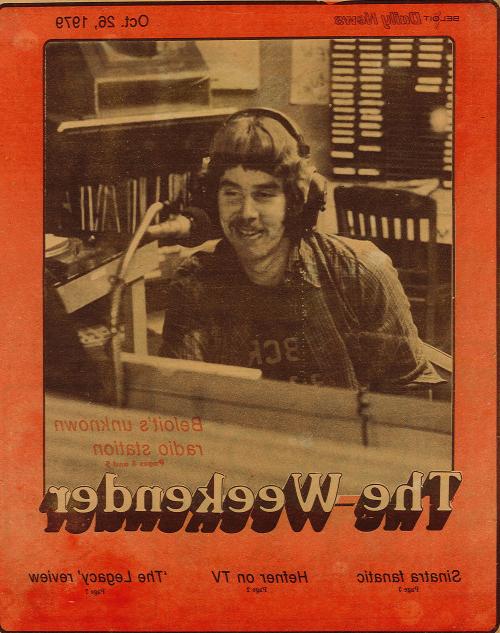《贝洛伊特每日新闻》1979年10月的封面，上面是贝洛伊特不知名的广播电台的特写.